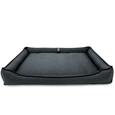 Лежак для собак всех пород EGO Bosyak Рогожка 2XL 115x95 Серый (спальное место для больших собак)