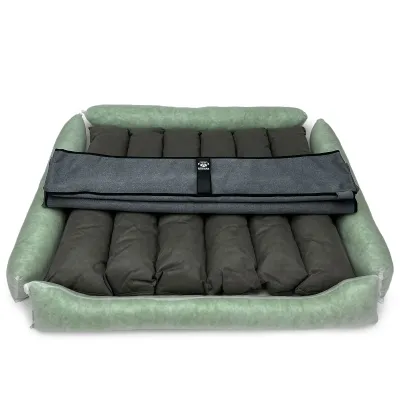 Лежак для собак всех пород EGO Bosyak Рогожка 2XL 115x95 Серый (спальное место для больших собак)