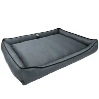 Лежак ліжко для собак всіх порід EGO Bosyak Рогожка 2XL 115x95 Сірий (спальне місце для великих собак) Лежак ліжко для собак всіх порід EGO Bosyak Рогожка 2XL 115x95 Сірий (спальне місце для великих собак)