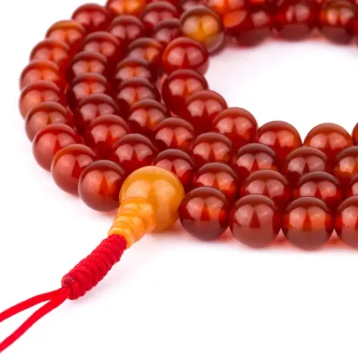 Четки из сердолика HandiCraft 108 бусин 8.2 мм (27164) Четки из сердолика HandiCraft 108 бусин 8.2 мм (27164)