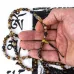 Четки из сардоникса HandiCraft 108 бусин 6.5 мм медь (27198)