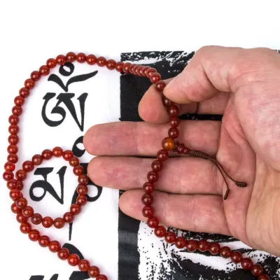 Чотки із сердоліку HandiCraft 108 намистин 6.7 мм (27196) Чотки із сердоліку HandiCraft 108 намистин 6.7 мм (27196)
