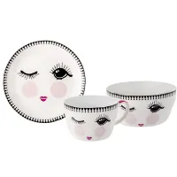 Фарфоровый набор Pretty face 3 предмета для детей Lefard AL120787