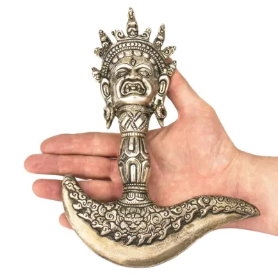 Картіка HandiCraft тиб. Дрігуг + підставка Бронза зі срібленням 23 см (26354) Картіка HandiCraft тиб. Дрігуг + підставка Бронза зі срібленням 23 см (26354)