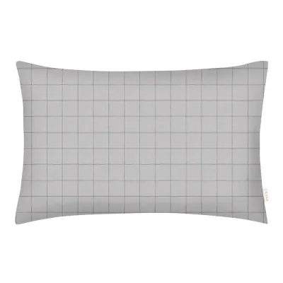 Евро наволочка COSAS GREY GEOMETRY Ранфорс 50х70 см Серый