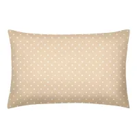 Евро наволочка COSAS BEIGE DOTS Ранфорс 50х70 см Бежевый Евро наволочка COSAS BEIGE DOTS Ранфорс 50х70 см Бежевый