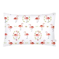 Євро наволочка COSAS FLAMINGO FLOWERS Ранфорс 50х70 см Рожевий