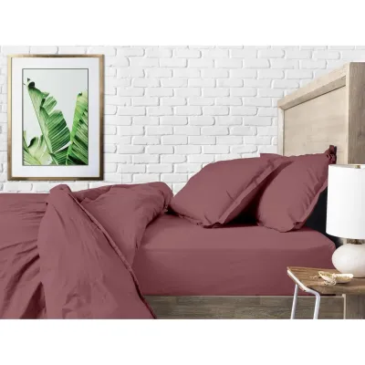 Евро наволочка COSAS BLUEBERRY CS1 Ранфорс 50х70 см Вишневый