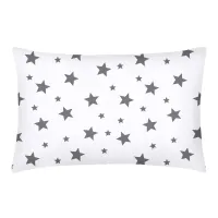 Дитяча наволочка COSAS BIG GREY STARS Ранфорс 40х60 см Сірий Дитяча наволочка COSAS BIG GREY STARS Ранфорс 40х60 см Сірий
