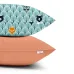 Набор наволочек COSAS WOOD BEAR 40х60 см. Мятный/Терракотовый.