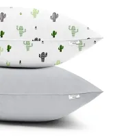 Набір наволочок COSAS GREY CACTUS 50х70 см Сірий Набір наволочок COSAS GREY CACTUS 50х70 см Сірий