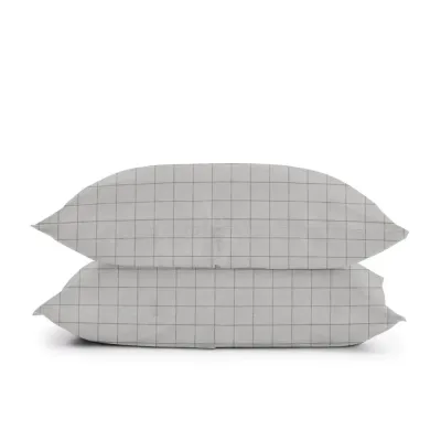 Набор наволочек COSAS GREY GEOMETRY 50х70 см Серый