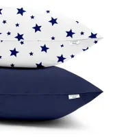 Набір наволочок COSAS BIG BLUE STARS 40х60 см Синій/білий