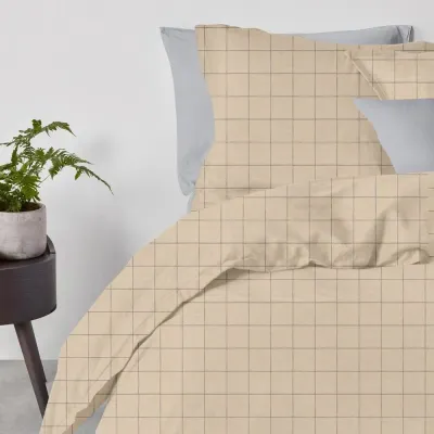 Евро пододеяльник COSAS BEIGE GEOMETRY Ранфорс 200х220 см Бежевый Евро пододеяльник COSAS BEIGE GEOMETRY Ранфорс 200х220 см Бежевый