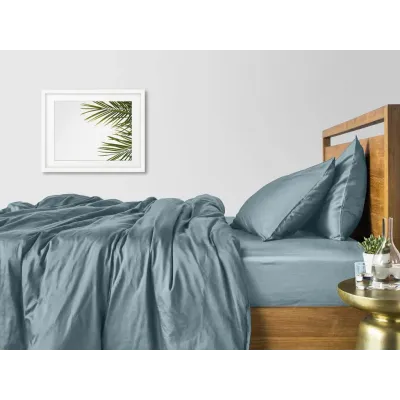 Евро пододеяльник COSAS DOVE SATIN 200х220 см Бирюзовый