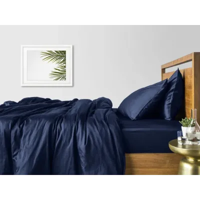 Евро пододеяльник COSAS DARK BLUE SATIN 200х220 см Синий Евро пододеяльник COSAS DARK BLUE SATIN 200х220 см Синий