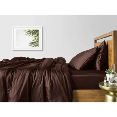 Евро простыня COSAS CHOCOLATE SATIN 220х240 см Шоколад Евро простыня COSAS CHOCOLATE SATIN 220х240 см Шоколад