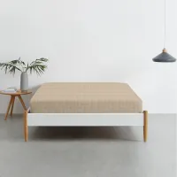 Простирадло півтораспальне COSAS BEIGE GEOMETRY Ранфорс 155х240 см Бежевий