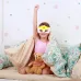 Простынь полутораспальная COSAS BEIGE DOTS Ранфорс 155х240 см Бежевый