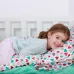 Простыня полутораспальная COSAS MINT DOTS Ранфорс 155х240 см Мятный