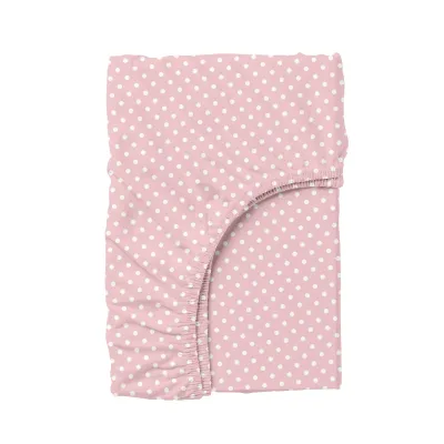 Детская простыня COSAS ROSE DOTS Ранфорс 60х120х12 см Розовый