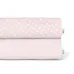 Набір простирадла на резинці COSAS ROSE DOTS Ранфорс 60х120х12 см 2 шт Рожевий