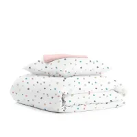 Дитяча постільна білизна у ліжечко COSAS Multicolor Blots Cs1 110х140 см Різнокольоровий Дитяча постільна білизна у ліжечко COSAS Multicolor Blots Cs1 110х140 см Різнокольоровий