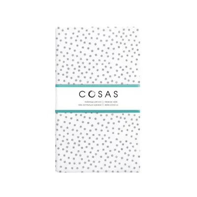 Детское постельное белье в кроватку Grey Crown COSAS серый 110х140 см