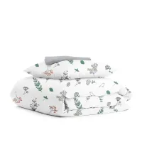 Подростковая постель с простыней на резинке WILDFLOWERS CS1 COSAS Белый 155х215 см