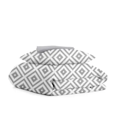 Підліткова постільна білизна GREY ORNAMENT COSAS сірий 155х215 см