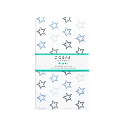 Підліткова постіль з простирадлом на гумці SMOKY CLEAR COSAS сірий 155х215 см