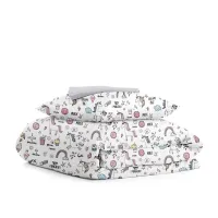 Підліткова постіль з простирадлом на гумці UNICORN SWEETS CS3 COSAS Білий 155х215 см