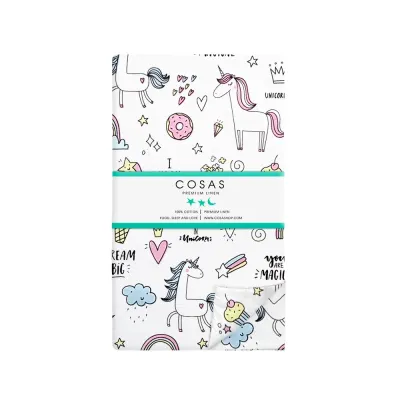 Дитяча постільна білизна Unicorn Sweets CS2 COSAS Білий 110х140 см