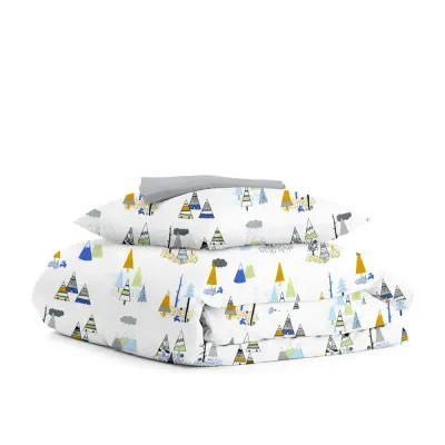 Подростковая постель с простыней на резинке FOREST WIGWAM CS1 COSAS Голубой 155х215 см