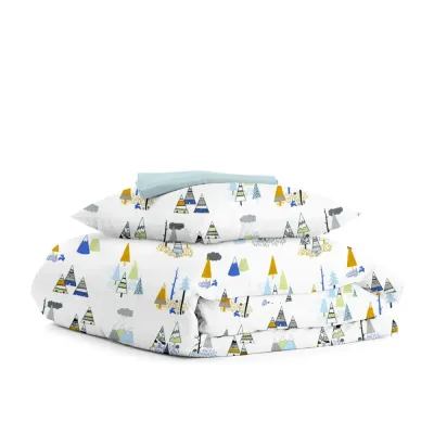 Детское постельное белье в кроватку FOREST WIGWAM COSAS Голубой 110х140 см