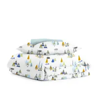 Підліткова постільна білизна FOREST WIGWAM COSAS Блакитний 155х215 см Підліткова постільна білизна FOREST WIGWAM COSAS Блакитний 155х215 см