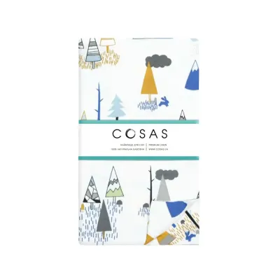 Детское постельное белье в кроватку FOREST WIGWAM CS2 COSAS Голубой 110х140 см