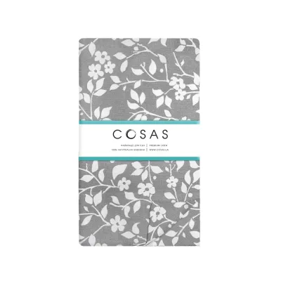 Двоспальна постільна білизна Flowers COSAS пісочний 180х220 см Двоспальна постільна білизна Flowers COSAS пісочний 180х220 см