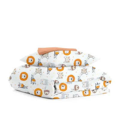 Детское постельное белье в кроватку Leo Giraffe COSAS Терракотовый 110х140 см