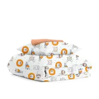 Підліткова постільна білизна Leo Giraffe COSAS Теракотовий 160х220 см