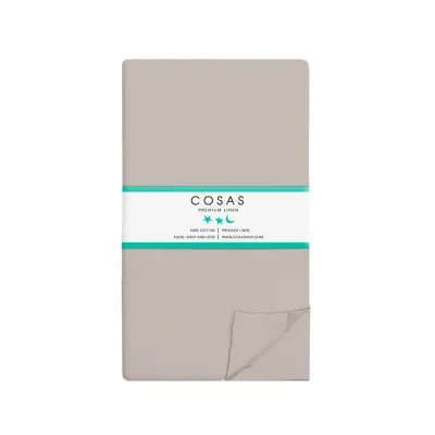Сімейний комплект постільної білизни Flowers CS1 COSAS пісочний 2х160х220 см
