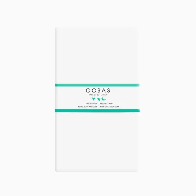Сімейний комплект постільної білизни Crown COSAS Білий 2х160х220 см