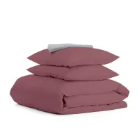 Сімейний комплект постільної білизни Blueberry CS2 COSAS Сливовий 2х160х220 см Сімейний комплект постільної білизни Blueberry CS2 COSAS Сливовий 2х160х220 см