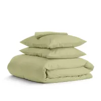 Евро постельное белье Olive CS1 COSAS Оливка 200х220 см