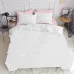 Евро постельное белье Grey Stars CS4 COSAS Белый 200х220 см