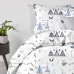 Євро постільна білизна Dream Wigwam CS1 COSAS Блакитний 200х220 см