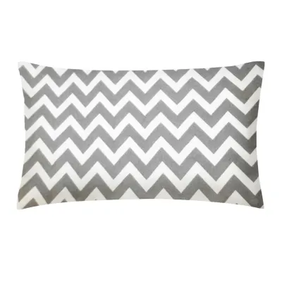 Євро постільна білизна Grey Zigzag COSAS сірий 200х220 см Євро постільна білизна Grey Zigzag COSAS сірий 200х220 см