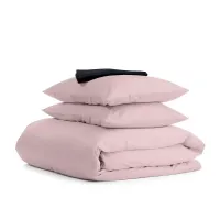 Евро постельное белье Beige COSAS бежевый 200х220 см