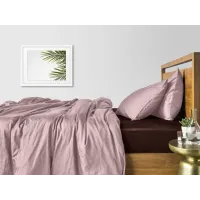 Євро постільна білизна сатин Beige CS8 COSAS Шоколад 200х220 см Євро постільна білизна сатин Beige CS8 COSAS Шоколад 200х220 см