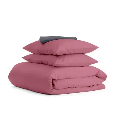 Полуторное постельное белье Rose CS2 COSAS розовый 160х220 см